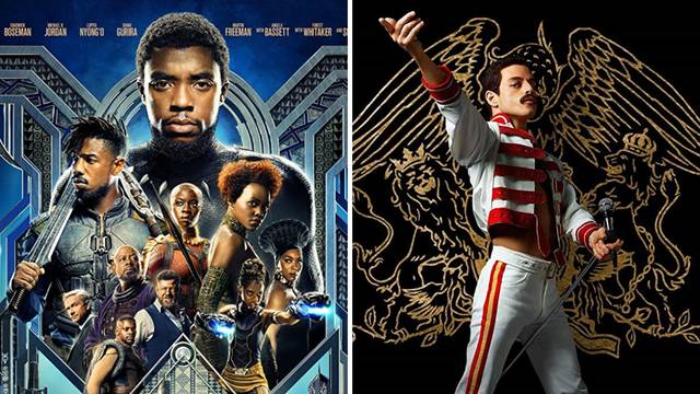 'Bohemian Rhapsody i 'Black Panther' slavljenici večeri