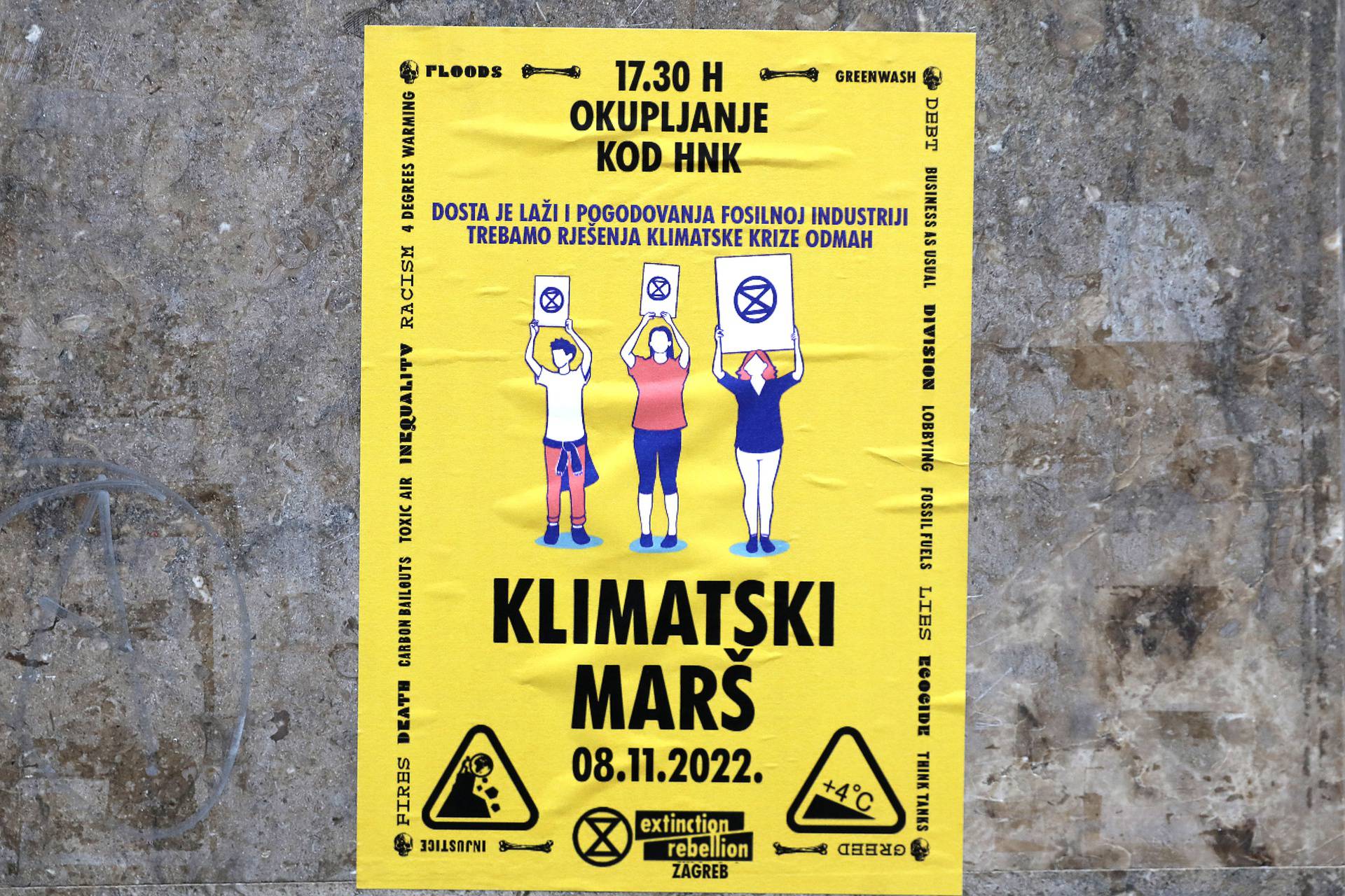 Zagreb: Sutra se ogranizira Klimatski marš