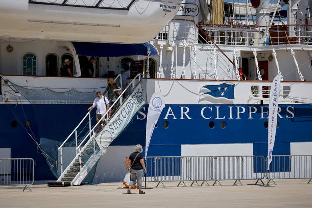 Zadar: Jedrenjak Royal Clipper na Pozdravu suncu