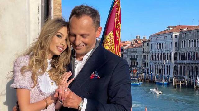 Jurilj zaručio 28 godina mlađu studenticu: Rekla 'da' u Veneciji