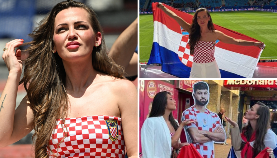FOTO Otkrili tko je misteriozna ljepotica u 'kockastom' koja je bila na stadionu u Hamburgu