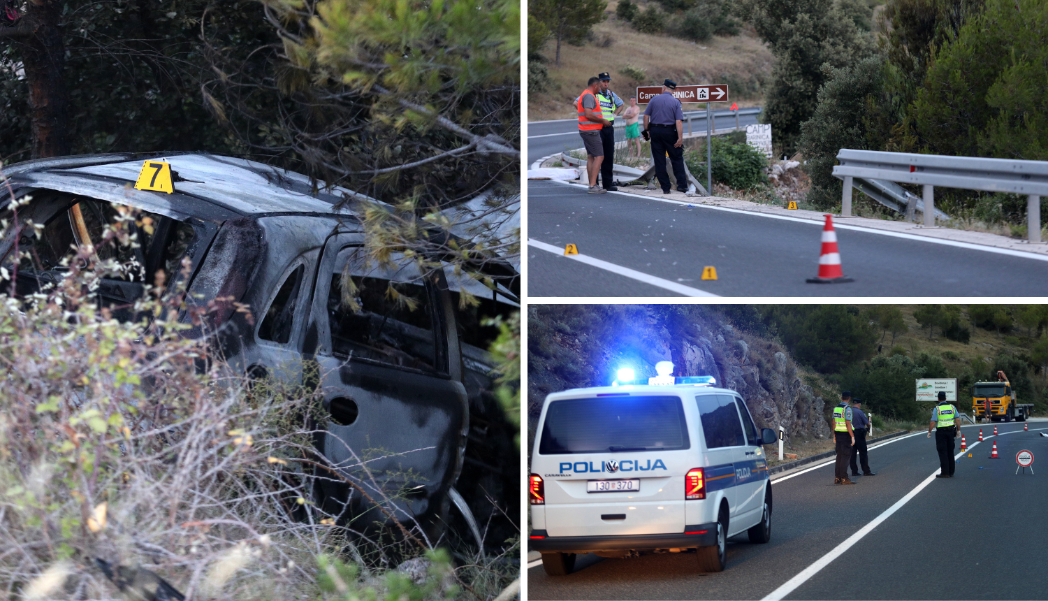 Prometna nesreća kod Šibenika: Automobilom sletio s Jadranske magistrale, na mjestu preminuo