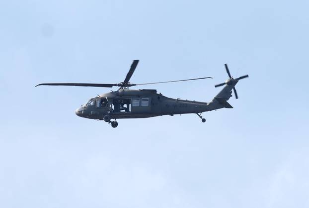 Zagreb: Generalna proba svečanog vojnog mimohoda - zračne snage 