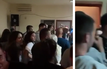 VIDEO Iz benkovačkog HDZ-a cajke u izbornoj noći: 'To je sve maslo Domovinskog pokreta!'