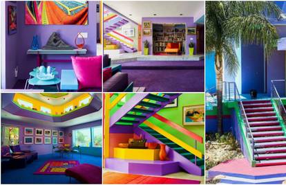 Kuća ove umjetnice je izvana i iznutra u različitim bojama