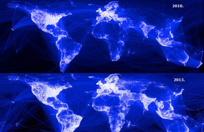 Plavi planet: Facebook karta povezuje baš svakog prijatelja