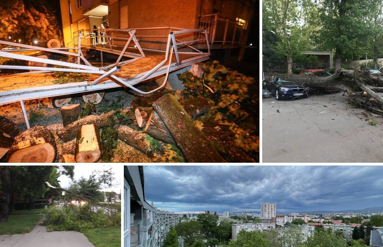 Stablo uništilo auto, drugo palo na krov kuće: 'Čula sam snažan udarac, mislila sam da je grom'
