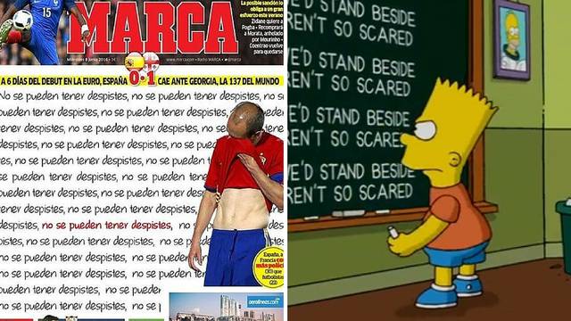 Marca kao Simpsoni: Poruka Španjolcima nakon blamaže
