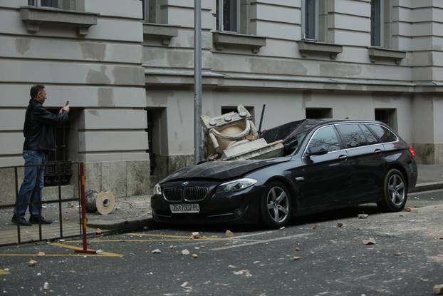 Oštećenja u centru Zagreba nakon potresa