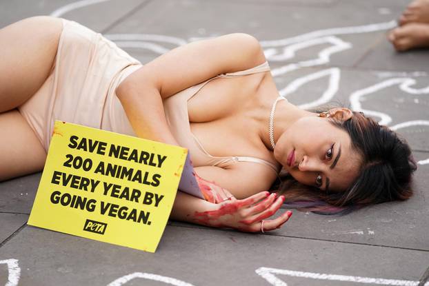PETA protest