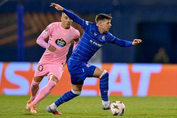 Zagreb: UEFA Europska liga, grupna faza, 4. kolo, GNK Dinamo - Celta Vigo