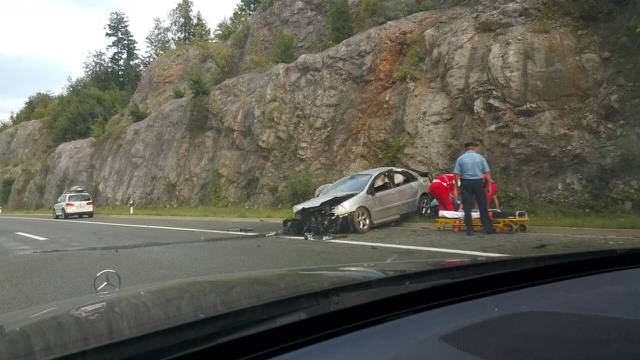 Na autocesti A6 kod Vrbovskog u nesreći jedan čovjek ozlijeđen