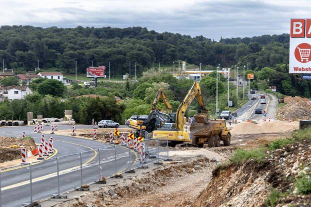 Pula: Radovi na rekonstrukciji sjevernog ulaza u Pulu