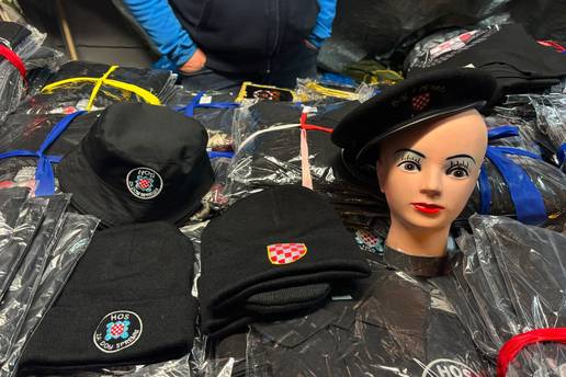 Beretke, majice, &scaron;alovi i HOS-ove zastave: Ovo su cijene na koncertu Thompsona u Areni