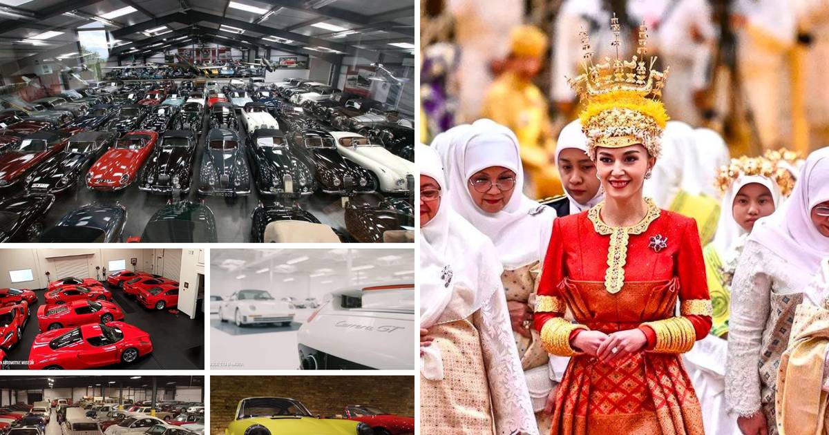 The family of the Croatian bride owns a car collection worth €4 billion!