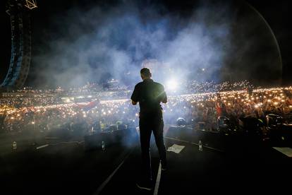 FOTO Spektakl u Imotskom: Evo kako je izgledao koncert Bulića, Thompsona i Zečića na stadionu