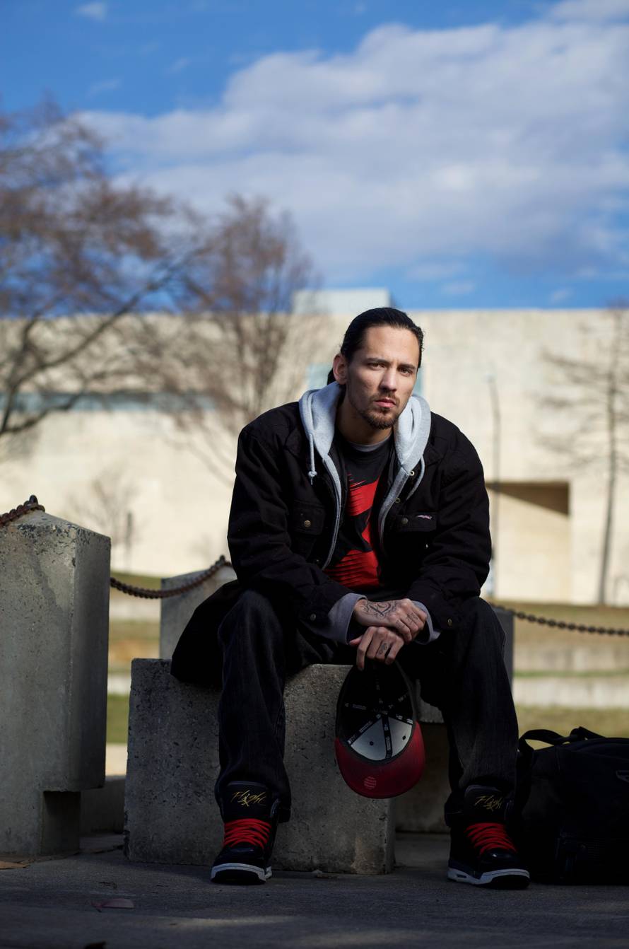 Singer Tom Jones' love child Jonathan Berkery Jones March 13, 2013 who is currently living homeless in Charlotte North Carolina, USA.