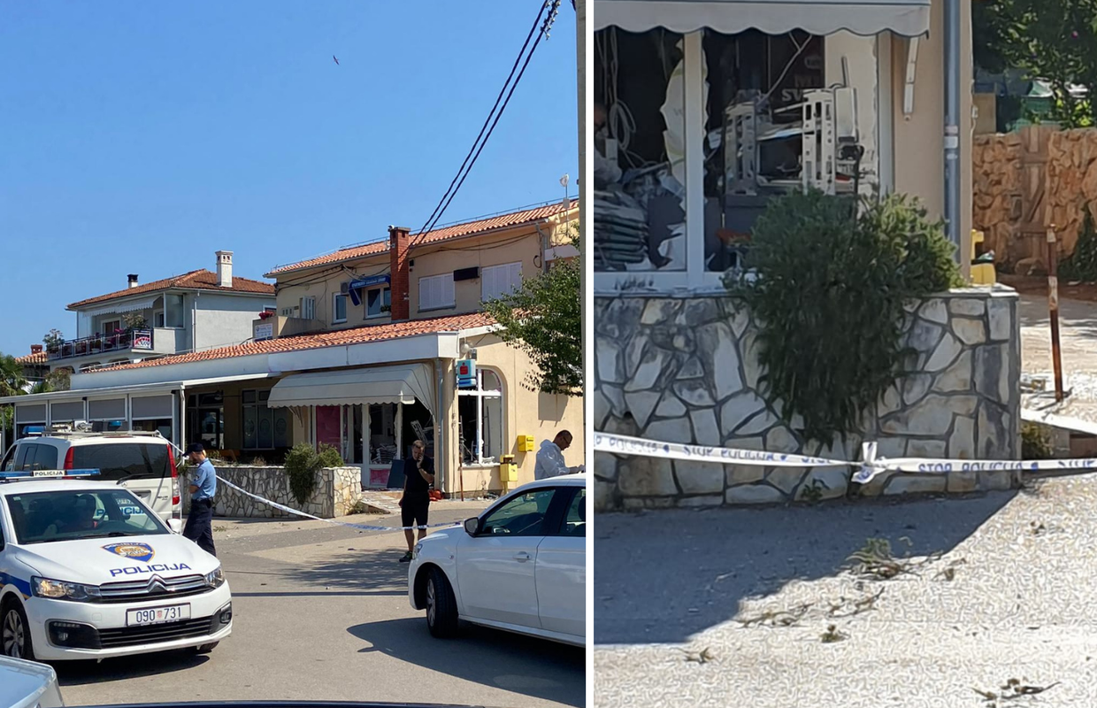 Eksplozijom raznio bankomat na Krku i opljačkao: 'Dočekala me gužva, policija, puno stakla'