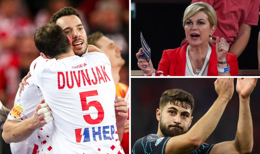 Rukometaši na terenu, estrada na nogama: Gvardiol, Kolinda i mnogi drugi zdušno navijali!