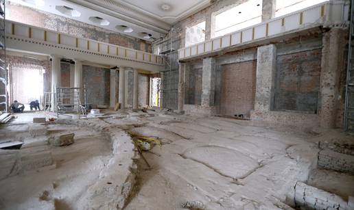 FOTO Provirite u zgradu Sabora: U jeku je proces obnove...