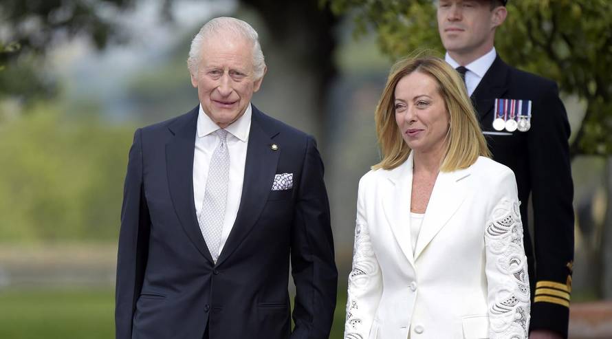 King Charles III meets with Italian Prime Minister Giorgia Melon