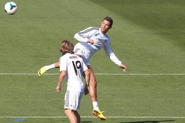 Madrid: Trening nogometnog kluba Real Madrid, Luka Modri?