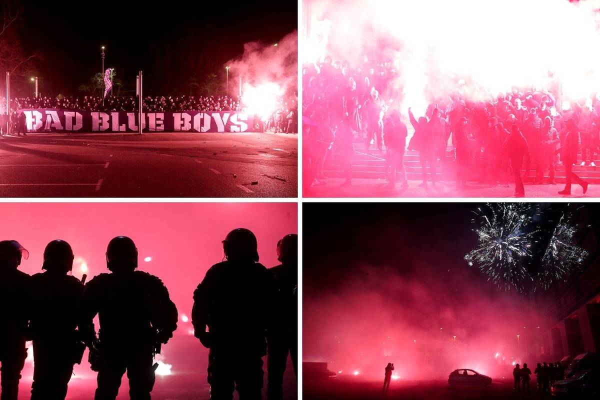 VIDEO Boysi zapalili Maksimir!
