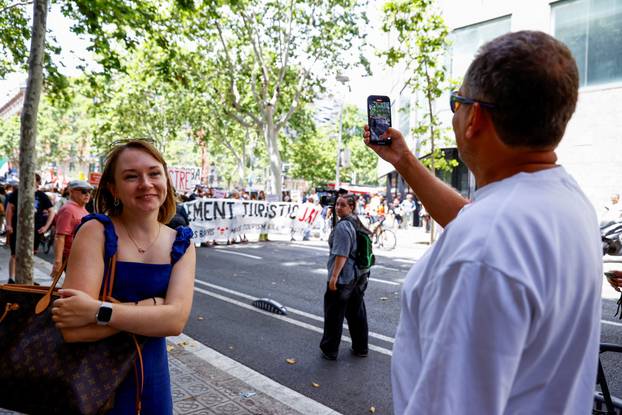 Anti-tourism protest in Barcelona