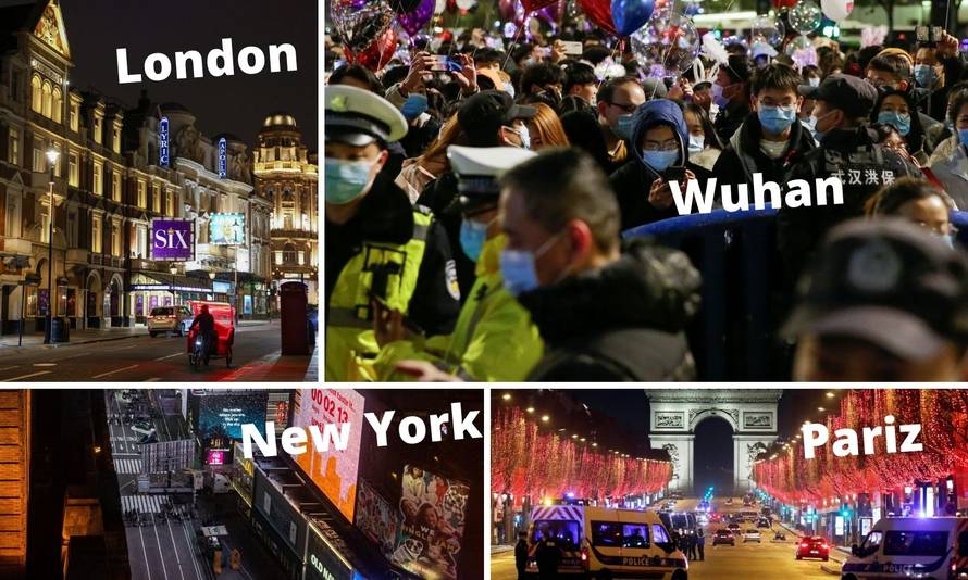 U Wuhanu - stiskavac, a ostatak svijeta pod zabranama: Policija, ograde, prazne ulice metropola