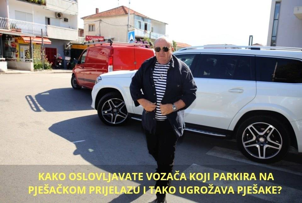 Kerum je parkirao na pješački prijelaz pa otišao dijeliti srdele