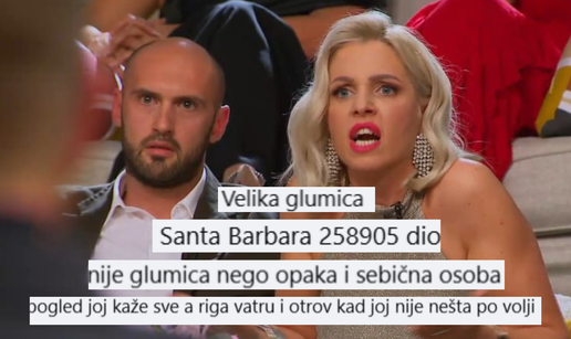 Kristina iz 'Braka na prvu' opet na meti kritika! 'Velika glumica, pogled joj kaže sve. Riga otrov'