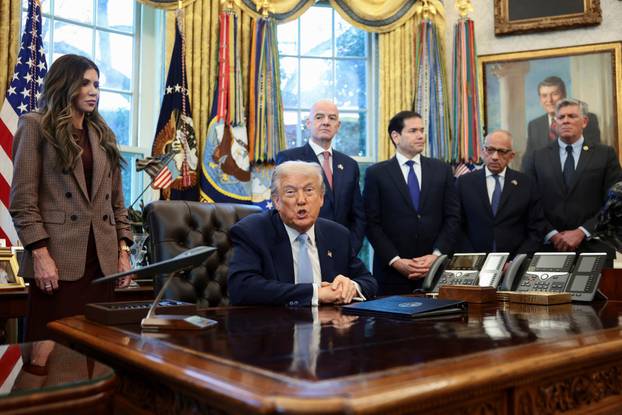 U.S. President Trump meets White House Task Force on FIFA World Cup 2026