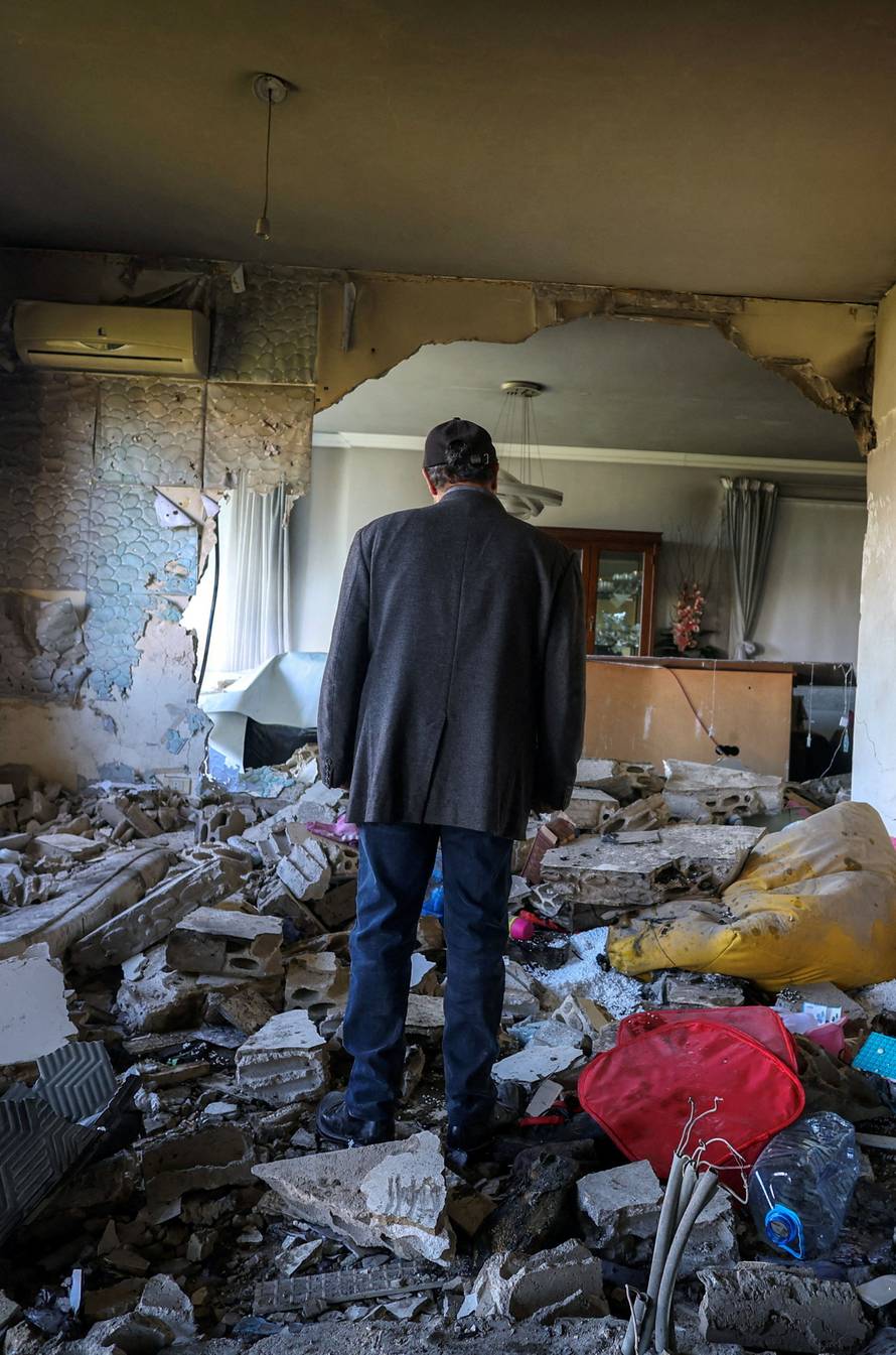 Aftermath of an Israeli strike in Beirut