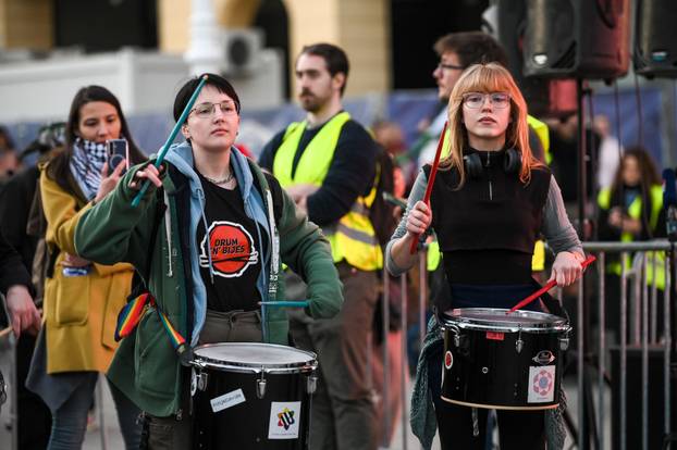 Zagreb: Prosvjed za Palestinu: "Ko je zasp&rsquo;o, neka se probudi!"