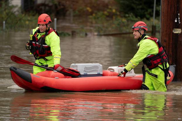 Atmospheric river brings rain and flooding to the Pacific Northwest