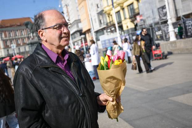 Zagreb: Velika ponuda i potražnja cvijeća za Dan žena