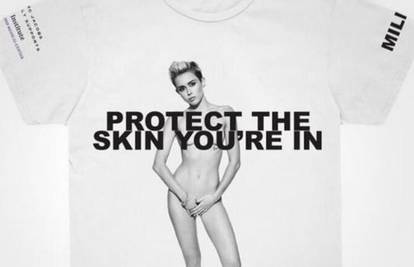 Gola Miley Cyrus upozorava na opasnosti od raka kože