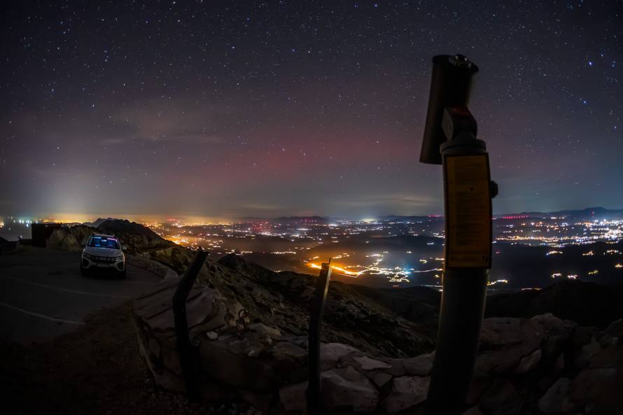 Aurora Borealis promatrana s vrha Biokova Sv. Jure 