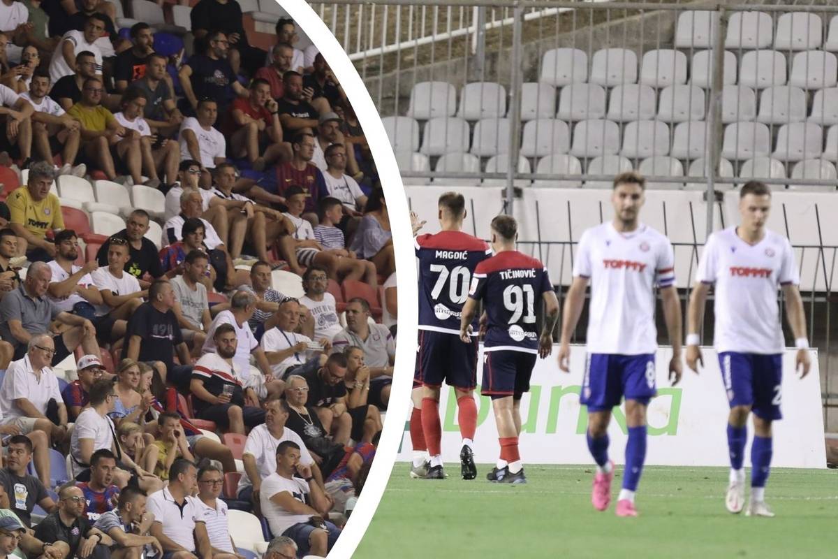 Hajdukova generalka pred tri tisuće ljudi: Zrinjski slavio na Poljudu uoči početka HNL-a