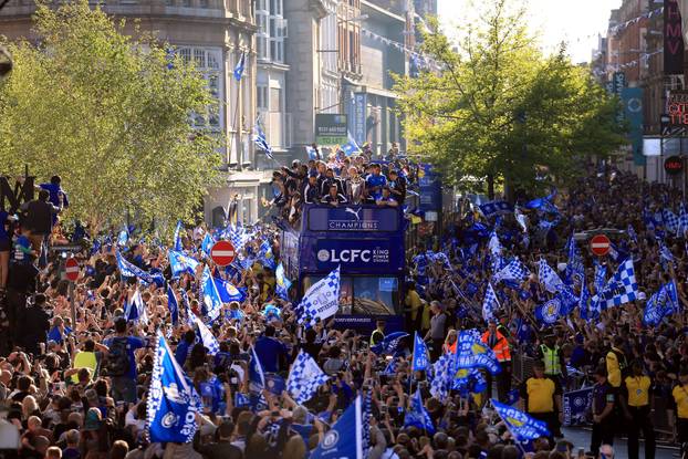 Leicester: Leicester City paradom kroz grad proslavio naslov prvaka Premierlige