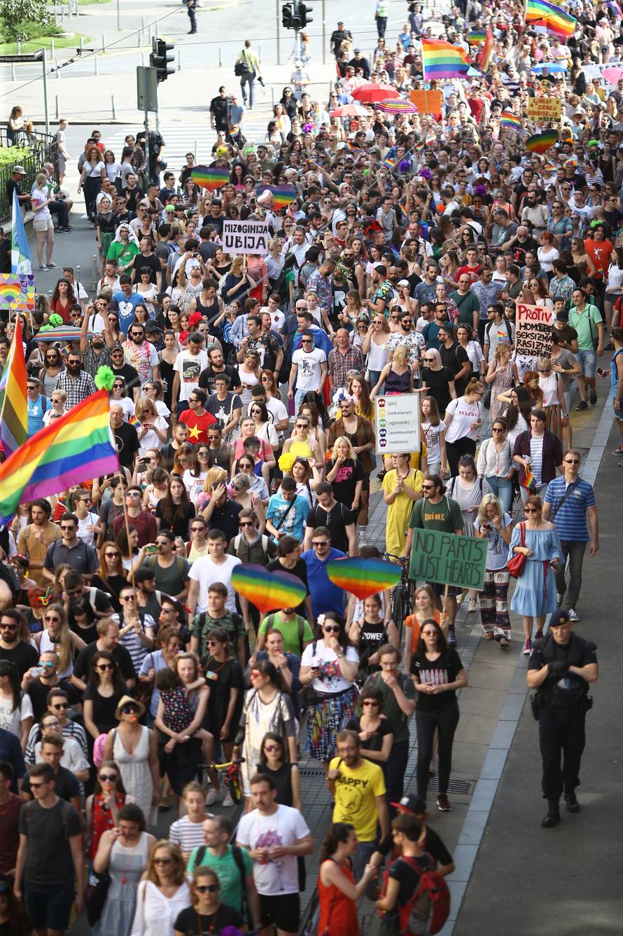 Nekoliko tisuća ljudi u Povorci ponosa: Želimo ljubav i slobodu
