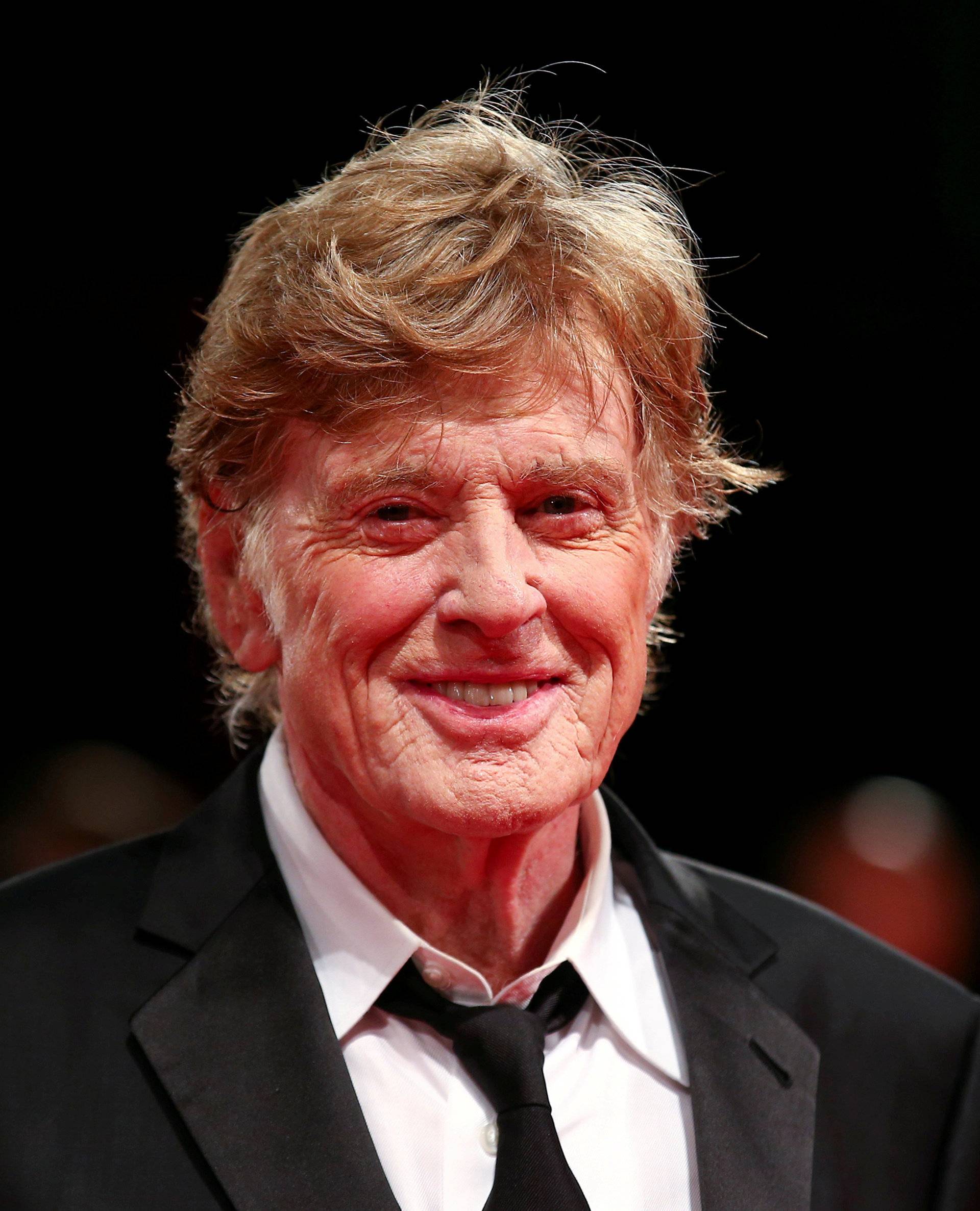 FILE PHOTO: Actor Redford poses during a red carpet to receive a Golden Lion award for lifetime achievement at the 74th Venice Film Festival in Venice