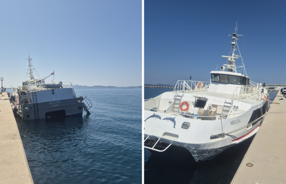 FOTO Tri dana nakon havarije na moru: Katamaran 'Melita' je uspješno dotegljen u Zadar