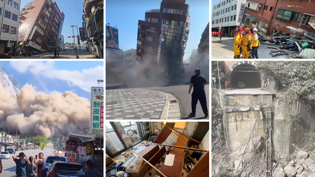 VIDEO Razoran potres pogodio Tajvan: Devet ljudi je poginulo, više od 700 ih je ozlijeđeno