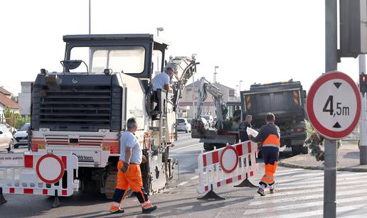 FOTO Prometni kaos u najavi: Kreće obnova kolnika na istoku Zagreba, zatvaraju jednu traku