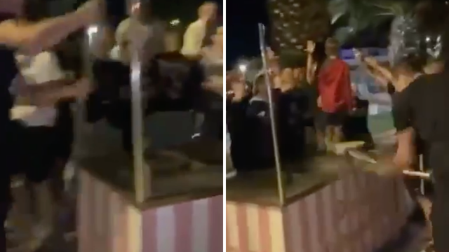 VIDEO Huligani u Stobreču razbili štand za palačinke na kojem je stajalo i dijete