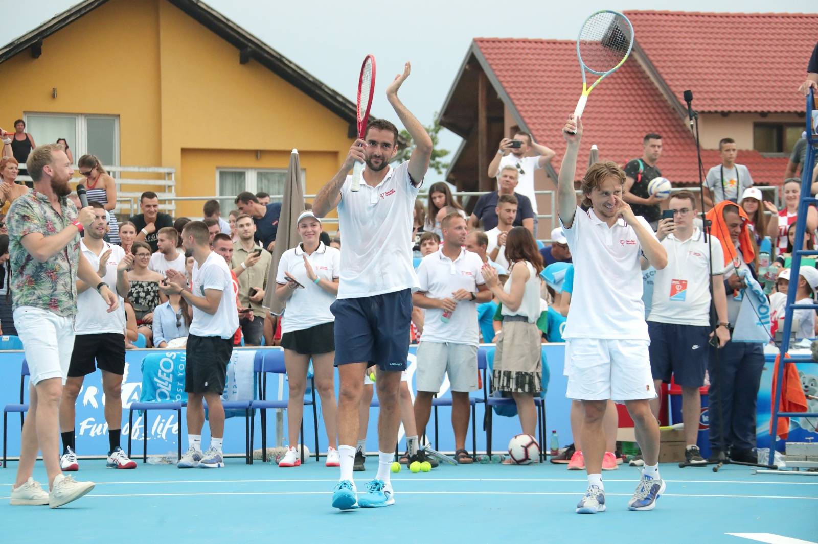 Petrinja: Marin Čilić i Luka Modrić osvojili humanitarni turnir Gem Set Hrvatska