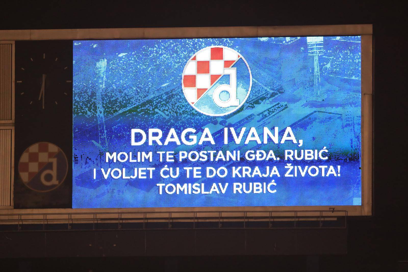 Zagreb: Prije poÄetka Dinamove povijesne utakmice "pala" je i proÅ¡nja