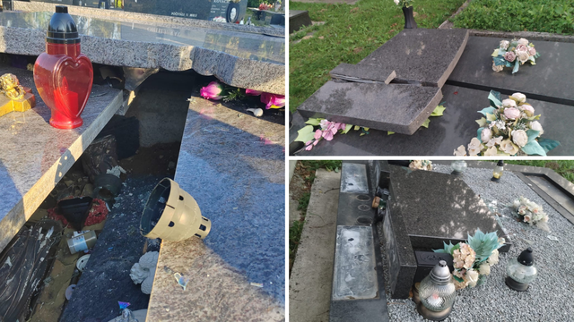 Vandalizirali groblje kod Velike Gorice: 'Spomenici i križevi su slomljeni, lampaši pobacani...'