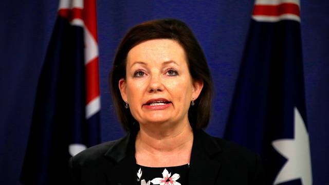 FILE PHOTO - Sussan Ley, Australia's Minister for Sport, speaks during a media conference in Sydney, Australia